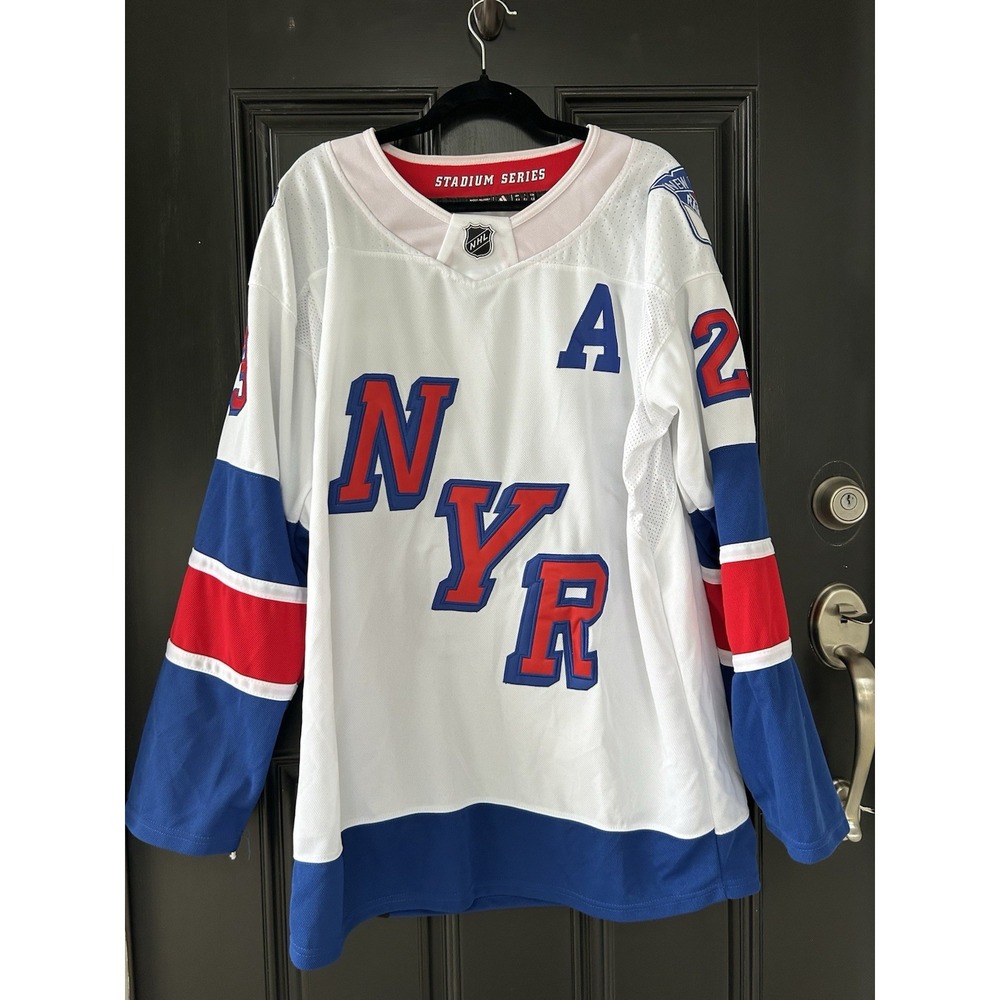Adidas NY Rangers Adam Fox #23 Stadium Series White Jersey Mens Size 54 XL